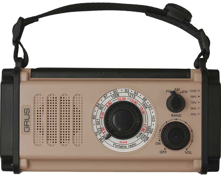 【SS制限事項 38万商いもの以上10%OFF】 防災マルチアナログラジオ / GRS303-SND 1台
