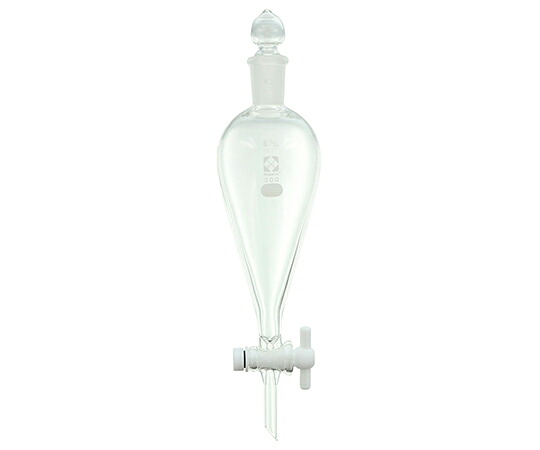 【期間限定!対象商品P2～20倍】 分液ﾛｰﾄ ｽｷｰﾌﾞ形 PTFEｺｯｸ付 200mL 014260-200 1個