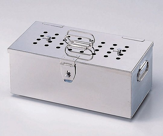 【期間限定!対象商品P2~20倍】 角型滅菌カスト(フタ・底開閉式) 300×120×75mm KK-2 1個|福祉用具のバリューケア