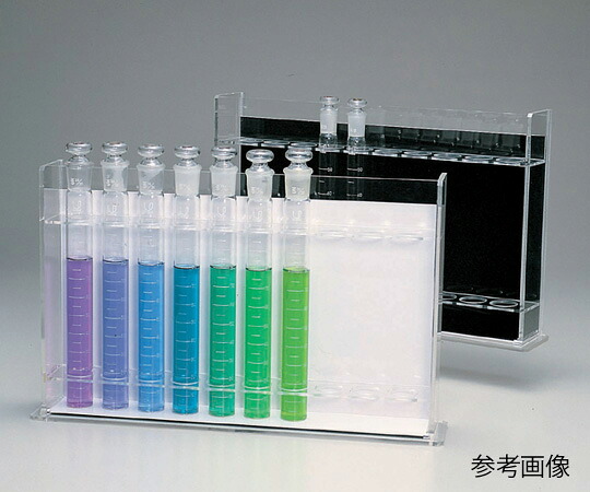 【期間限定!対象商品P2～20倍】 比色管台(ｱｸﾘﾙ製) 50mL用 H-5 1個