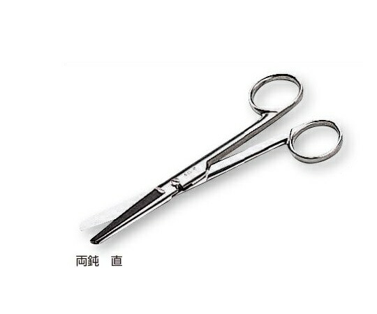 【期間限定!対象商品P2～20倍】 外科剪刀(ﾊｽﾞｼ) 両鈍直 140mm SSA-1 1本