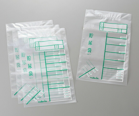 【期間限定!対象商品P2～20倍】 貯尿袋 2.5L 1000枚入 1箱(100枚×10袋入)