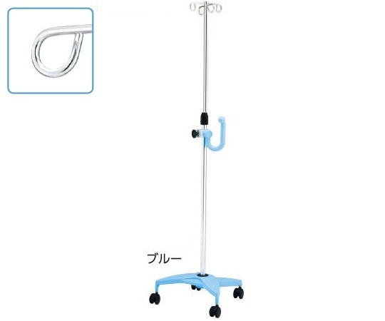 【期間限定!対象商品P2~20倍】 イルリガードルスタンド(ネスティングタイプ) 4本架 ブルー SAP4-H 1個|福祉用具のバリューケア