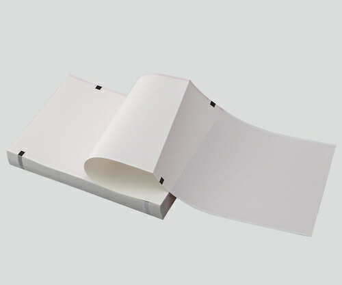 【期間限定!対象商品P2～20倍】 心電図用記録紙(折り畳み型) 210mm×140mm×30m CQW210-3-140 1箱(6冊入)