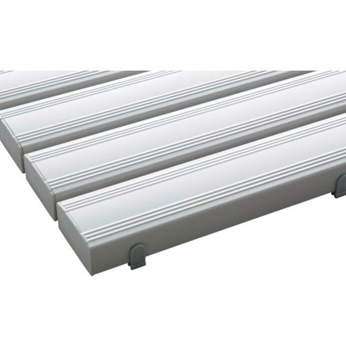 【期間限定!対象商品P2~20倍】 テラモト 抗菌安全スノコ(完成品)400×1800mm 灰 1枚 (MR0933146)|福祉用具のバリューケア