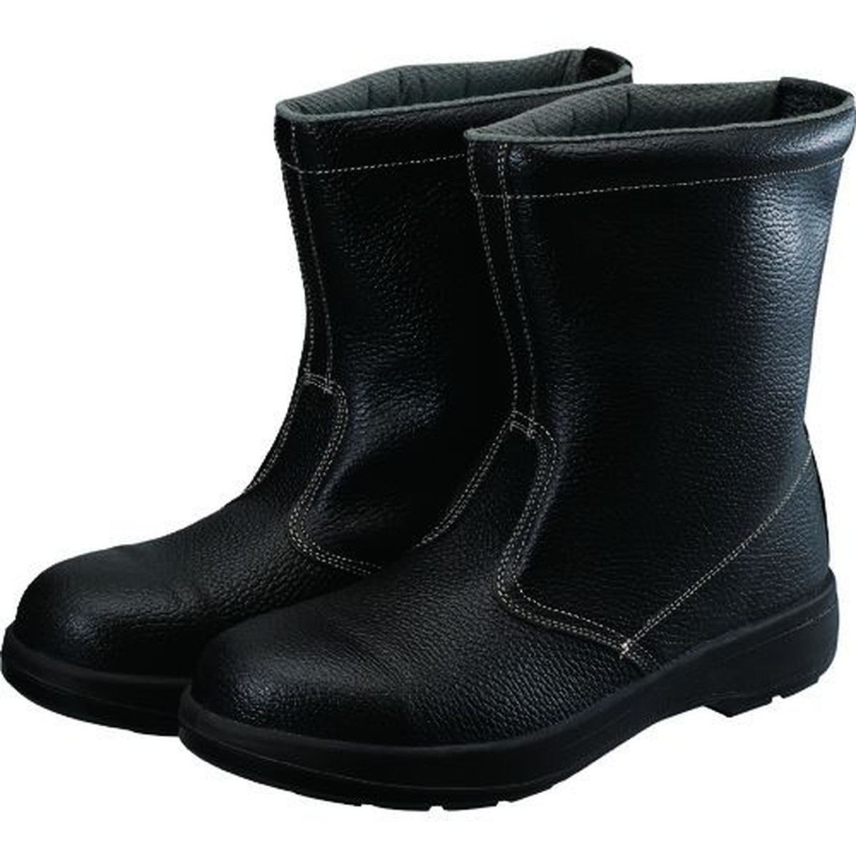 【期間限定!対象商品P2~20倍】 シモン 安全靴 半長靴 ウレタン2層底 AW44 23.5cm 1足 (AW44BK23.5)|福祉用具のバリューケア