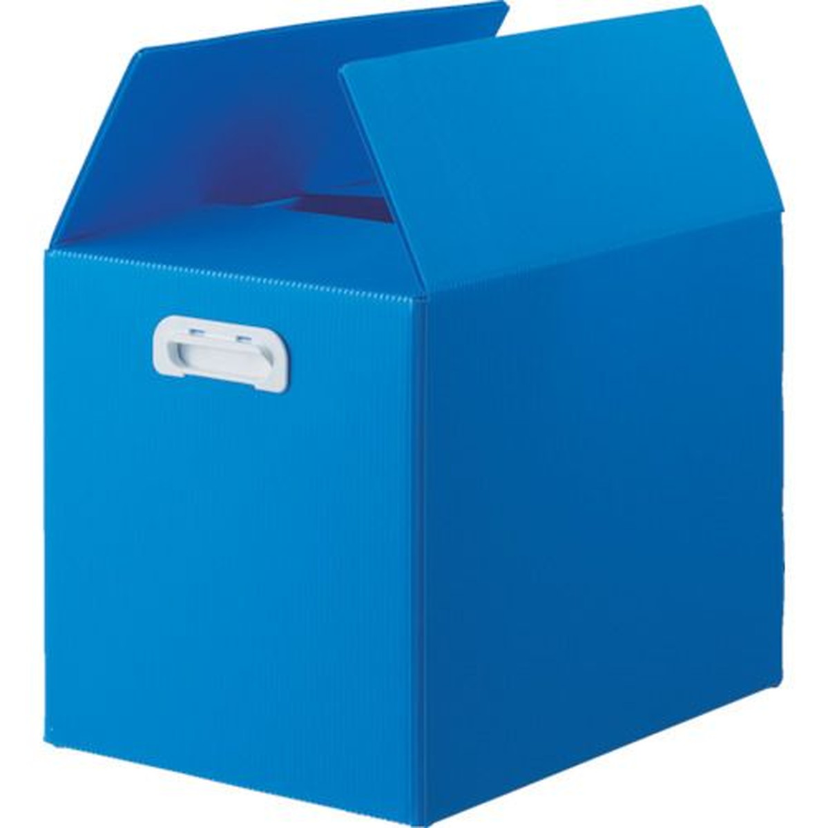 【SS制限事項 38万商いもの以上10%OFF】 ＴＲＵＳＣＯ ダンボールプラスチックケース ５枚仕掛ける Ａ３大きさ 手持ち部分穴なし 青色 1Ｓ (TDPA3D5B)