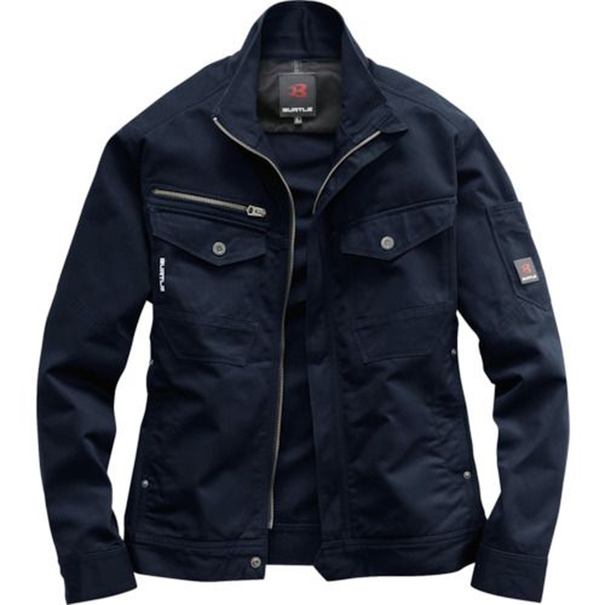 【期間限定!対象商品P2～20倍】 ＢＵＲＴＬＥ　ジャケット　８１０１－３－ＬＬ　ネイビー　1着 (81013LL)