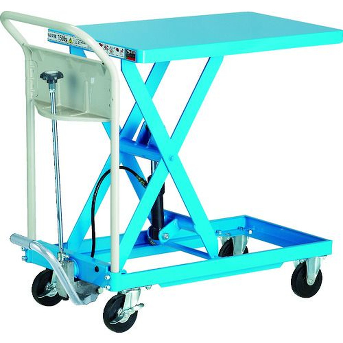 【期間限定!対象商品P2～20倍】 ＴＲＵＳＣＯ　ハンドリフター　１５０ｋｇ　４００Ｘ７２０　ブルー　1台 (HLFAS150B)｜福祉用具のバリューケア