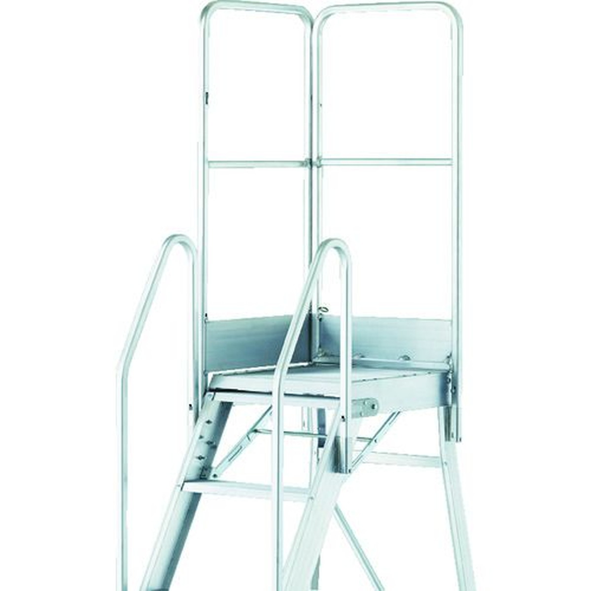 【SS押さえる 38万商いもの以上10%OFF】 ＴＲＵＳＣＯ 踏み台ＴＤＡＤ用片側開口部手摺り 高さ１１００粍 1台 (TDADTK110)