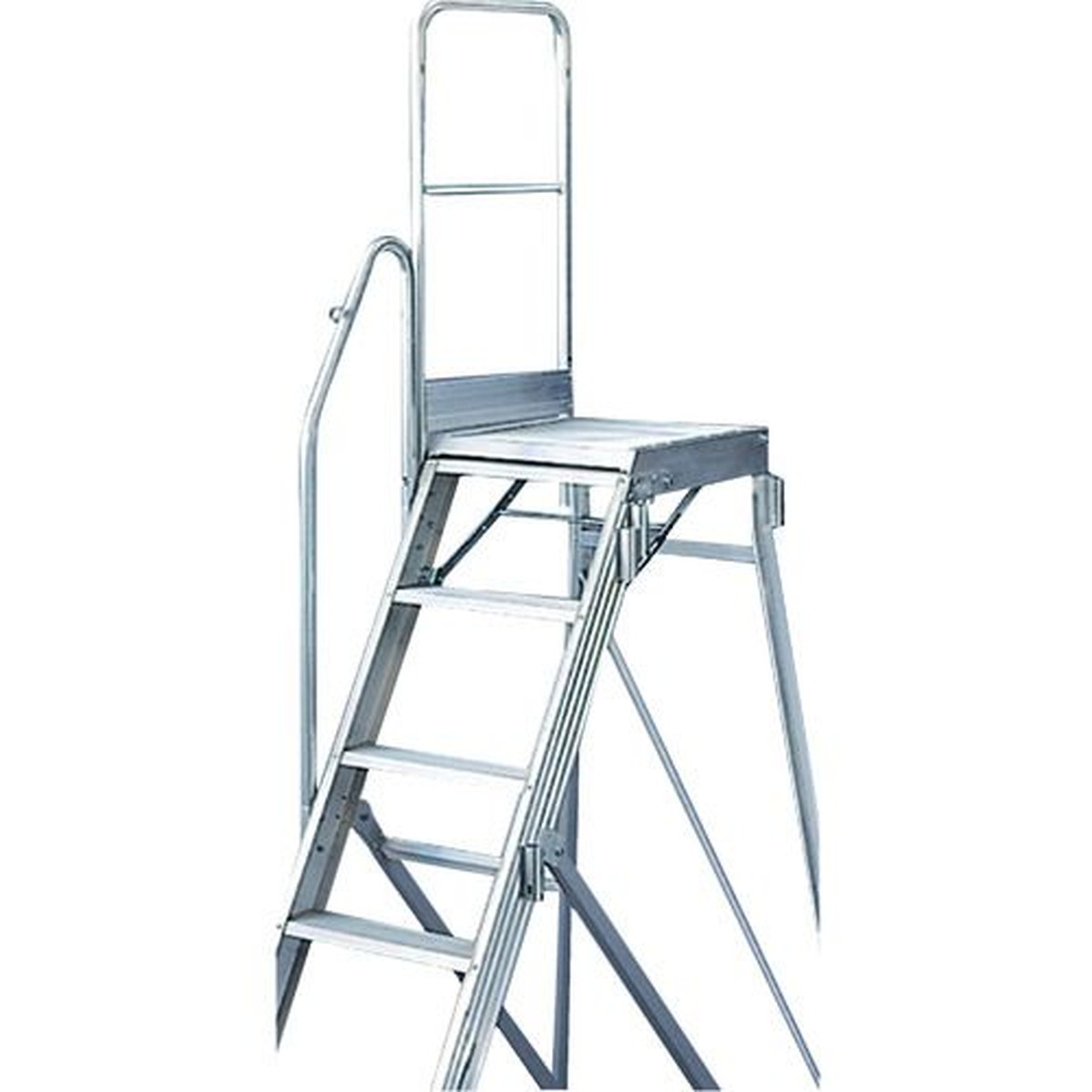 【SS押さえる 38万商いもの以上10%OFF】 ＴＲＵＳＣＯ 踏み台ＴＤＡＤ用片側手摺り 高さ９００粍 1台 (TDADTS)