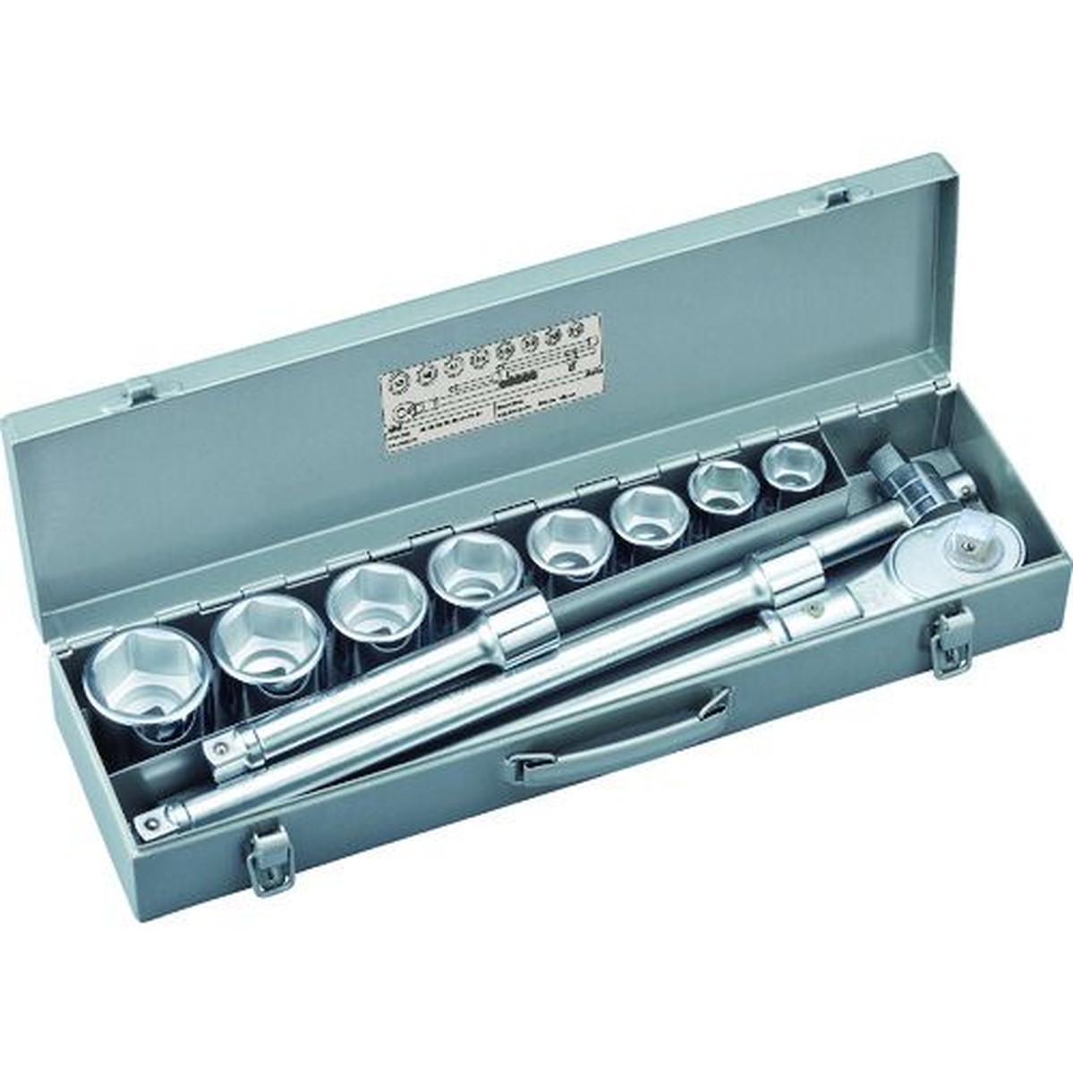 【期間限定!対象商品P2～20倍】 ＴＯＮＥ　ソケットレンチセット　差込角１９．０ｍｍ　１２点セット　６角　1Ｓ (200MS)