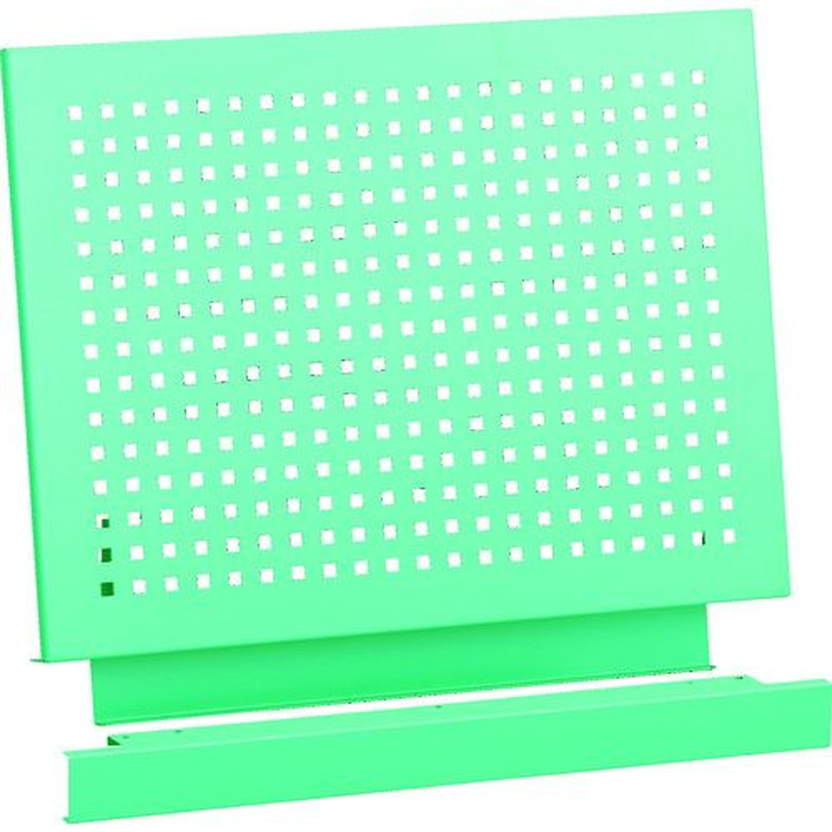 【期間限定!対象商品P2~20倍】 TRUSCO スチール製ワゴン用パンチングパネル ツールワゴン フェニックスワゴン用 天板用 W600 ヤンググリーン 1台 (PEWPN600TYG)|福祉用具のバリューケア