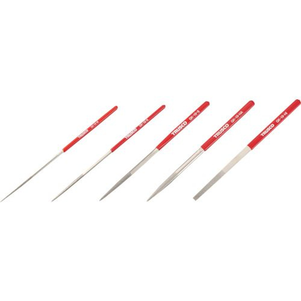 【SS押さえる 38万商いもの以上10%OFF】 ＴＲＵＳＣＯ ダイヤモンドヤスリ 鉄工用＃１４０ ５本仕掛ける 全長１８５粍（１０本組大きさ） 1Ｓ (キーパー10SET)