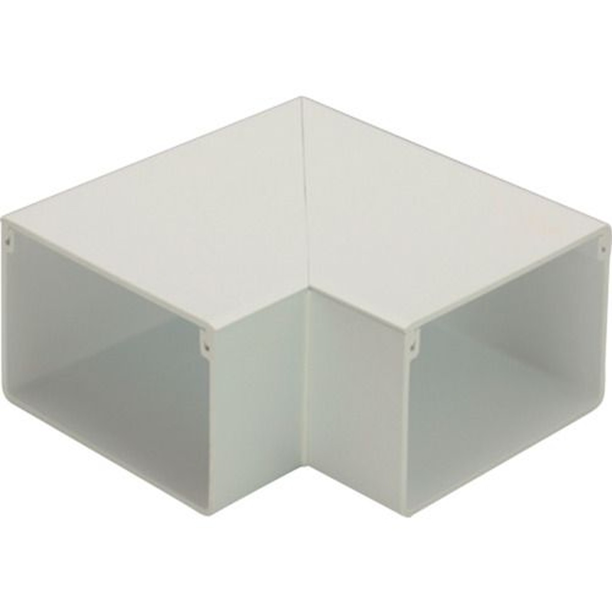 【期間限定!対象商品P2~20倍】 マサル エムケーダクト付属品 平面マガリ 6号 ミルキーホワイト 1個 (MDM163)