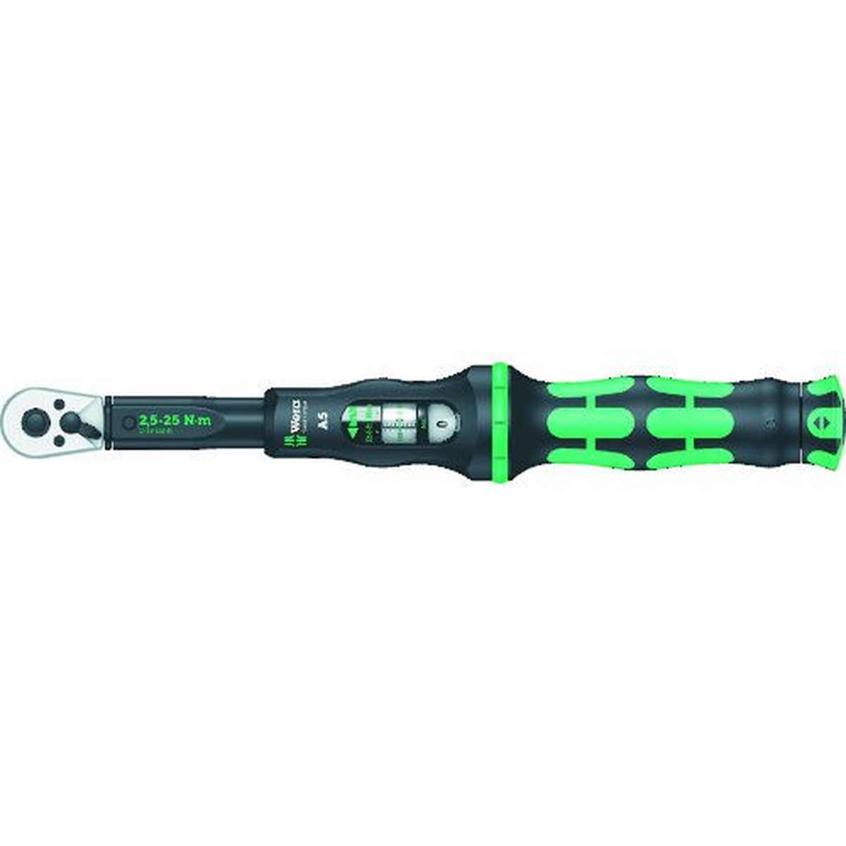 【期間限定!対象商品P2~20倍】 Wera A5 クリックトルクレンチ 2.5~25Nm 1/4 1個 (343960)|福祉用具のバリューケア