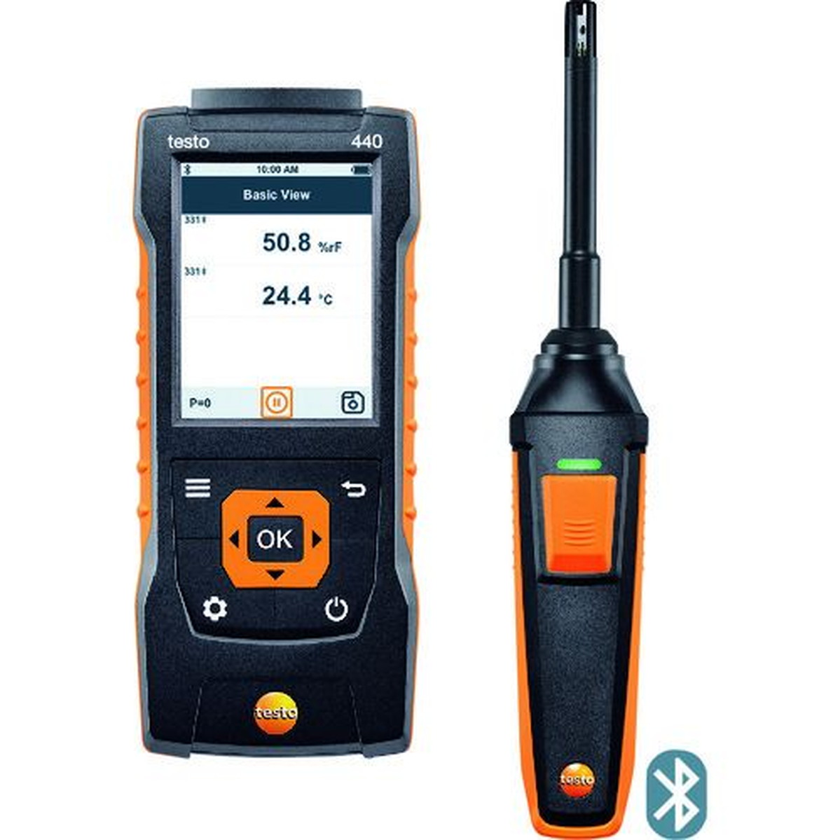 【SS押さえる 38万商いもの以上10%OFF】 ＴＥＳＴＯ 温湿度計 ｔｅｓｔｏ ４４０ 温湿度プローブセット 1台 (05634404)