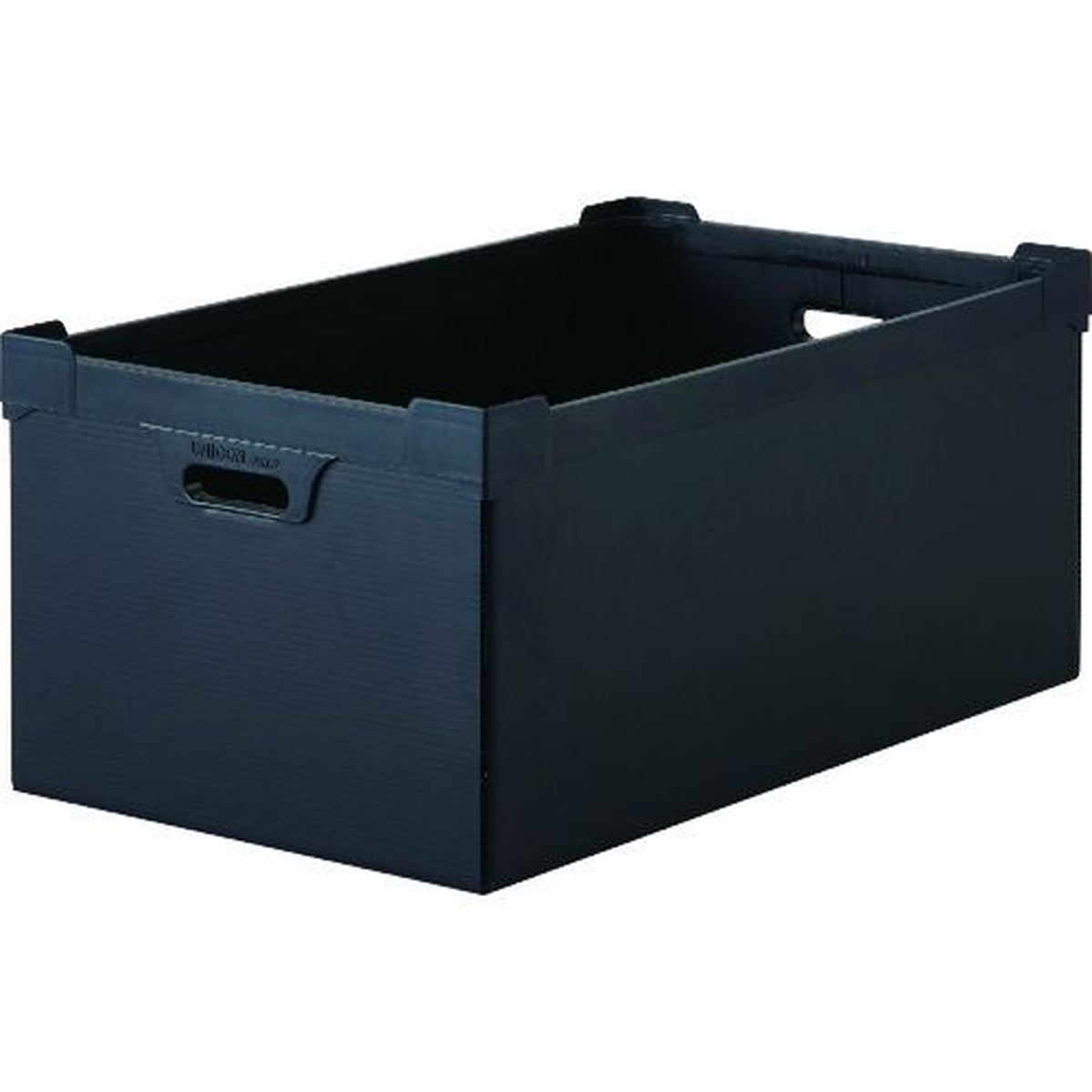 【期間限定!対象商品P2～20倍】 ＴＲＵＳＣＯ　導電性ダンボールプラスチックケース　４５Ｌ　ブラック　1Ｓ (DP560D5N)