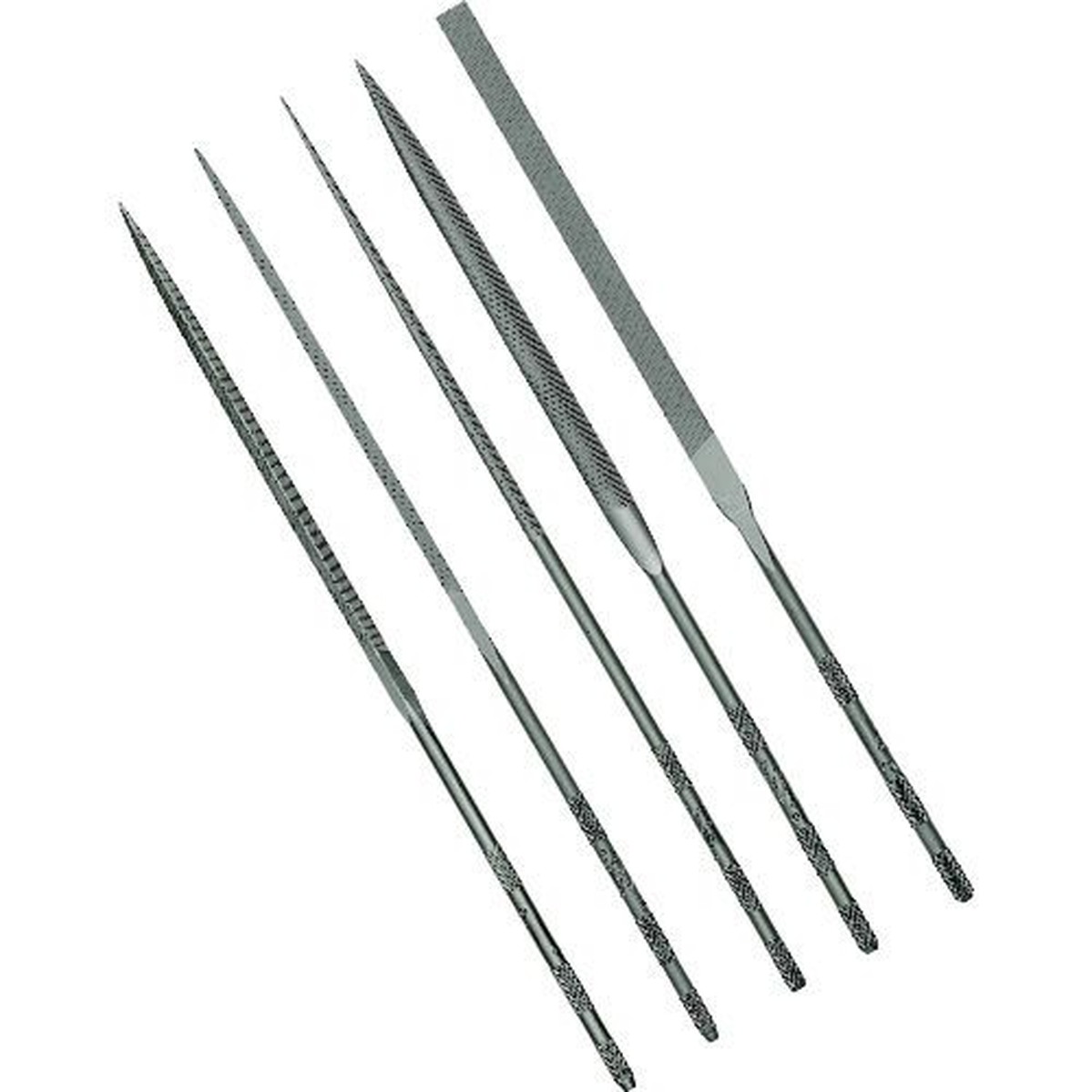 【期間限定!対象商品P2～20倍】 Ｖａｌｌｏｒｂｅ 精密ニードルヤスリ ５種セット １６０ｍｍ ＃４ 1Ｓ (LAST1604)