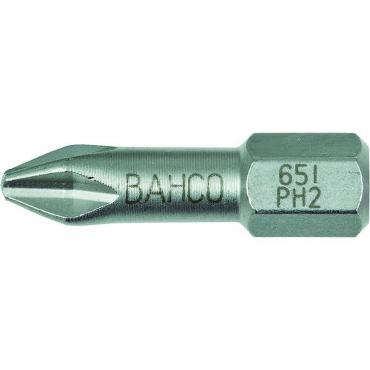 【期間限定!対象商品P2～20倍】 ＢＡＨＣＯ　片頭ドライバービット　ステンレス製　２個入り　ＰＨ２　全長２５ｍｍ　1Ｐｋ (65IPH22P)