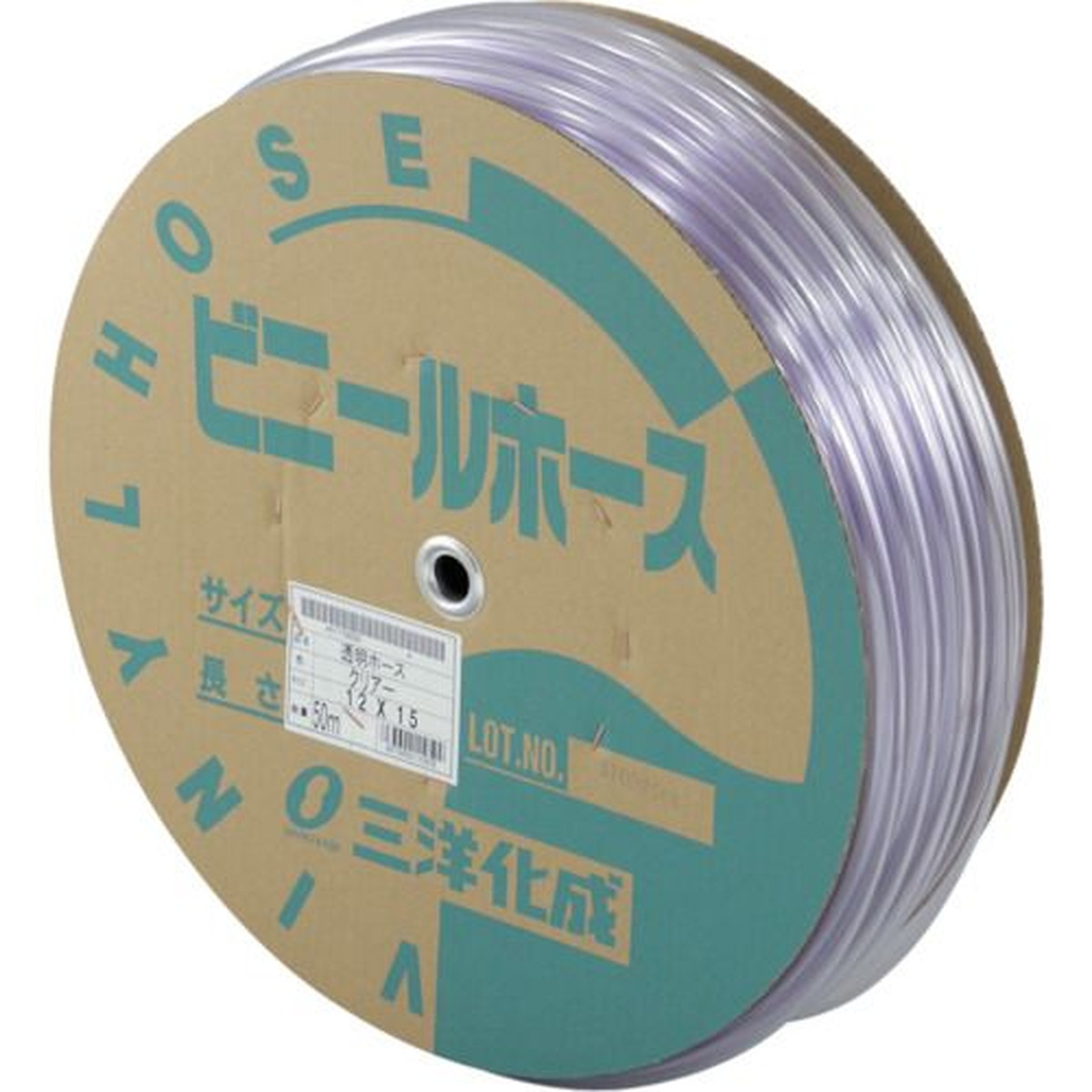 【SS押さえる 38万商いもの以上10%OFF】 サンヨー 澄み切った導管１２×１５ ５０ｍ膜鳴楽器巻 1巻 (TM1215D50T)