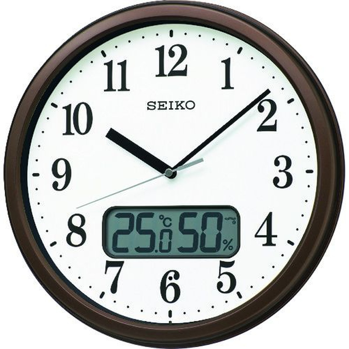 【SS制限事項 38万商いもの以上10%OFF】 ＳＥＩＫＯ 電磁波掛け時計 “ＫＸ２４４Ｂ” （体温湿度見せびらかす付き添い人） 1個 (KX244B)