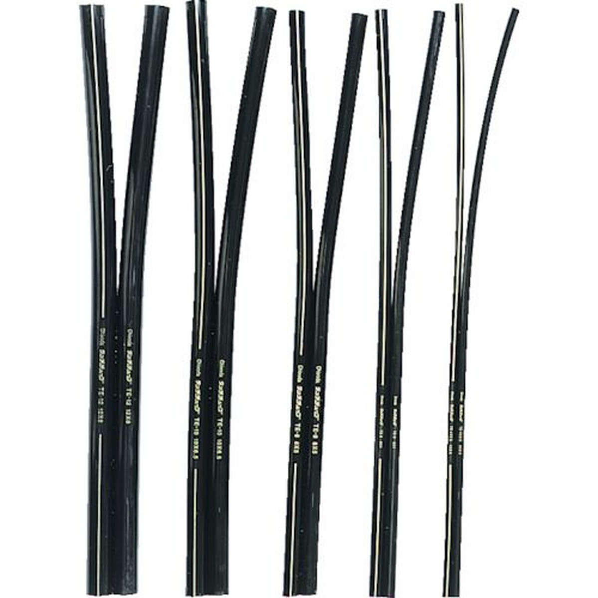 【期間限定!対象商品P2～20倍】 チヨダ ＴＥツインタッチチューブ １２ｍｍ／１０ｍ 黒 1巻 (2TE1210)