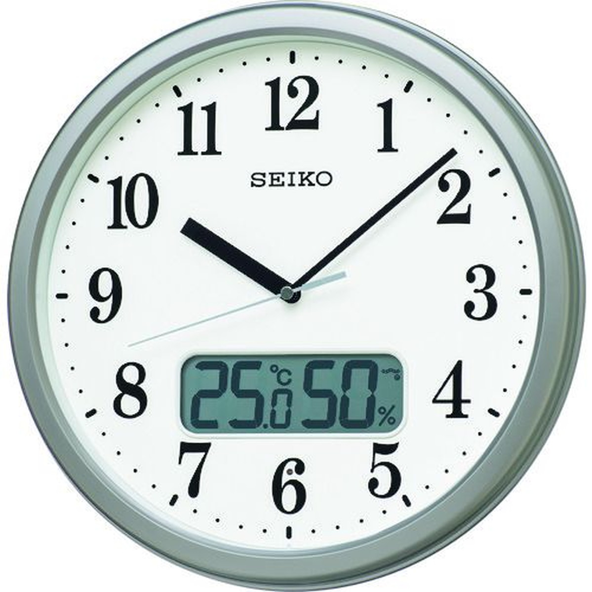 【SS制限事項 38万商いもの以上10%OFF】 ＳＥＩＫＯ 電磁波掛け時計 “ＫＸ２４４Ｓ” （体温湿度見せびらかす付き添い人） 1個 (KX244S)