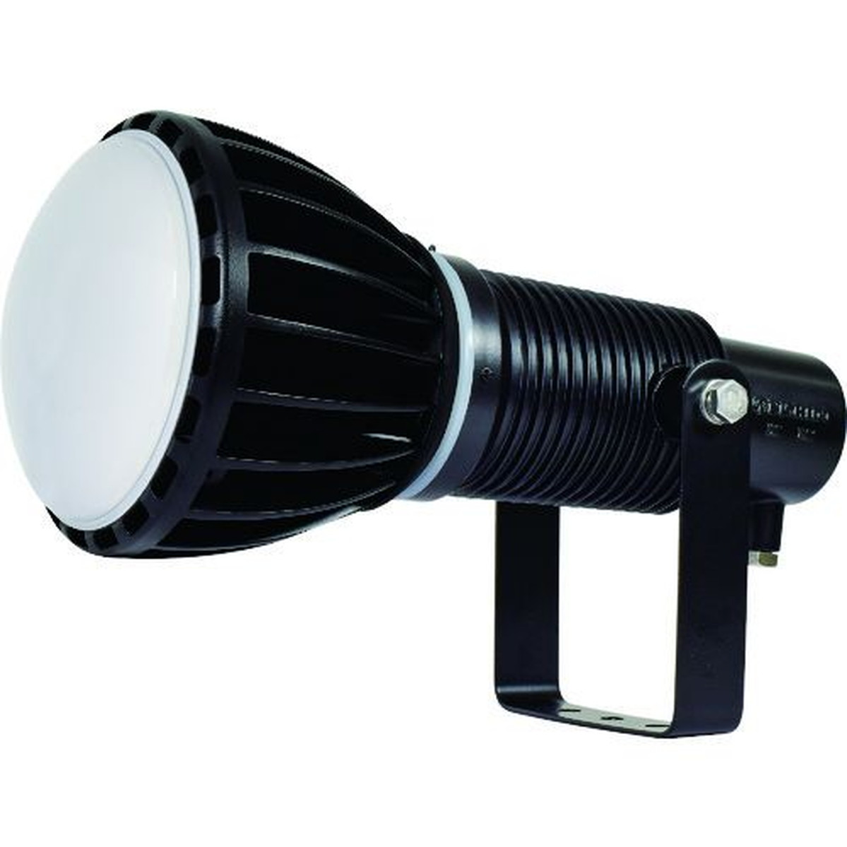 【期間限定!対象商品P2～20倍】 ＮＩＣＨＩＤＯ　エコビックＬＥＤ投光器１００Ｗ　常設用　ワイド　アース付　電線２ｍ　本体黒、電球黒　1台 (ATLE100JWBK50K)