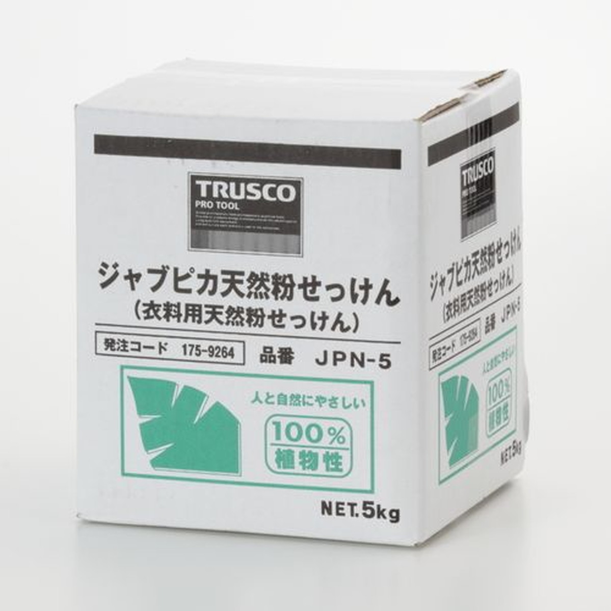 【期間限定!対象商品P2～20倍】 ＴＲＵＳＣＯ　ジャプピカ天然粉せっけん　５ｋｇ　（１個＝１箱）　1個 (JPN5)