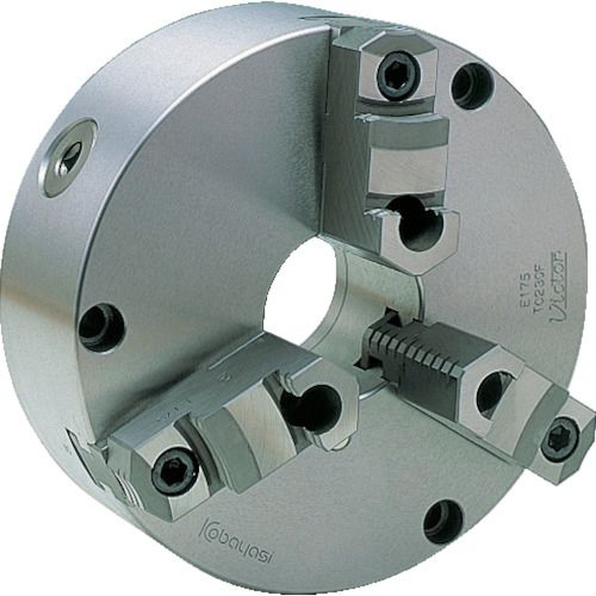 【期間限定!対象商品P2～20倍】 Ｖｉｃｔｏｒ　スクロールチャック　ＴＣ１３０Ｆ　５インチ　３ツ爪　分割爪　1台 (TC130F)