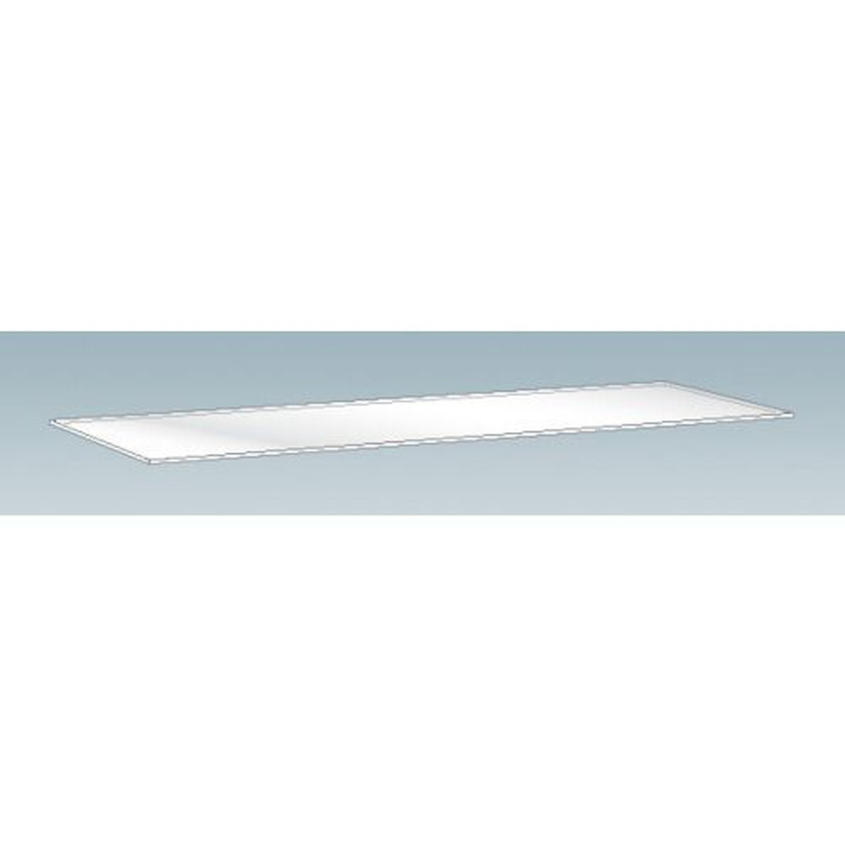 【期間限定!対象商品P2～20倍】 ＴＲＵＳＣＯ　スチール製メッシュラック用アクリル板　５９０Ｘ４４０　1枚 (MEA64)