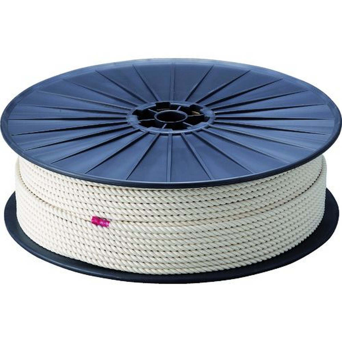 【期間限定!対象商品P2～20倍】 ＴＲＵＳＣＯ　綿ロープ　３つ打　線径６ｍｍＸ長さ２００ｍ　1巻 (R6200M)