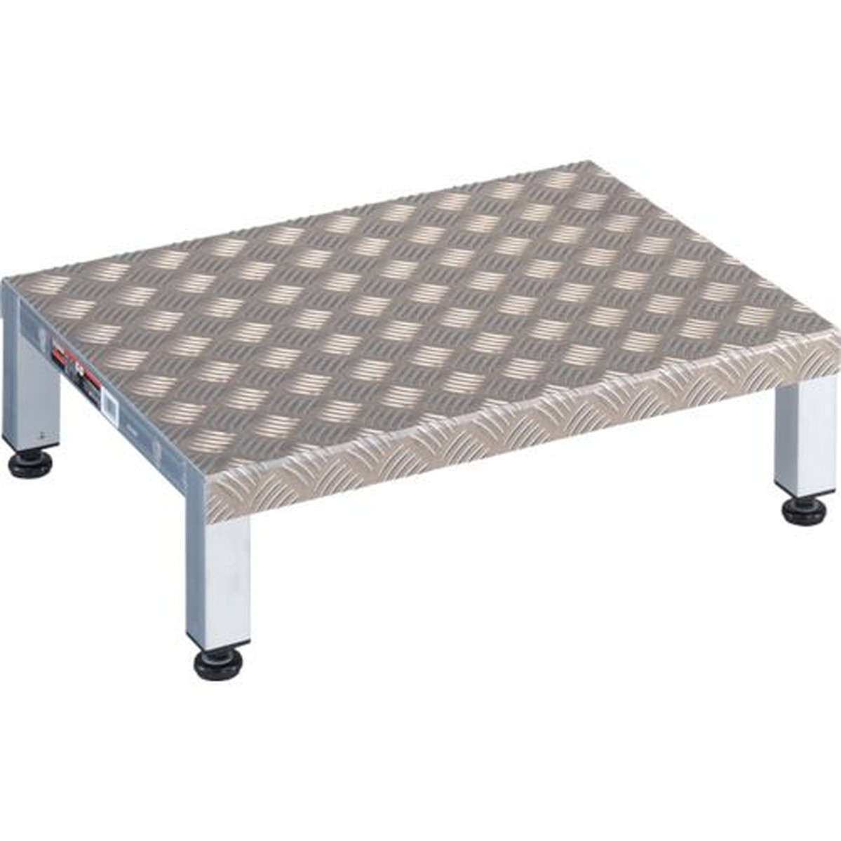 【SS制限事項 38万商いもの以上10%OFF】 ＴＲＵＳＣＯ 高床式軽銀製足取り ６００Ｘ４５０ＸＨ１９０～２２０ 1台 (TFSH0645AL)