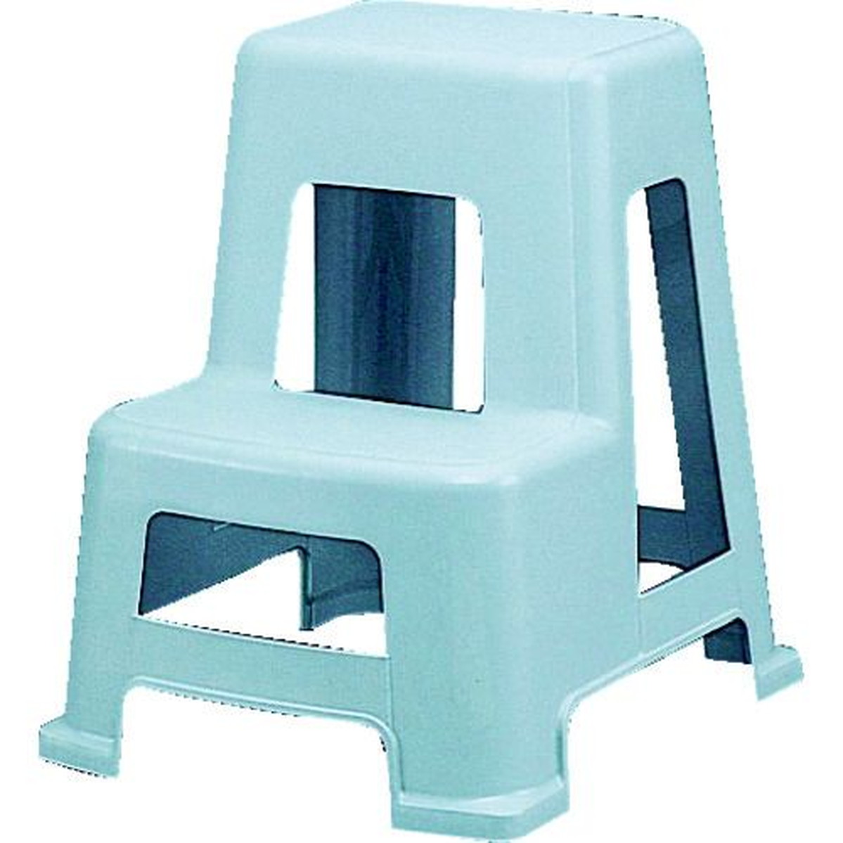 【期間限定!対象商品P2～20倍】 ＩＲＩＳ　２４８６４８　踏み台（２段）　４５５×５２５×５６５　ライトグレー　1台 (NF560GY) 4,495円
