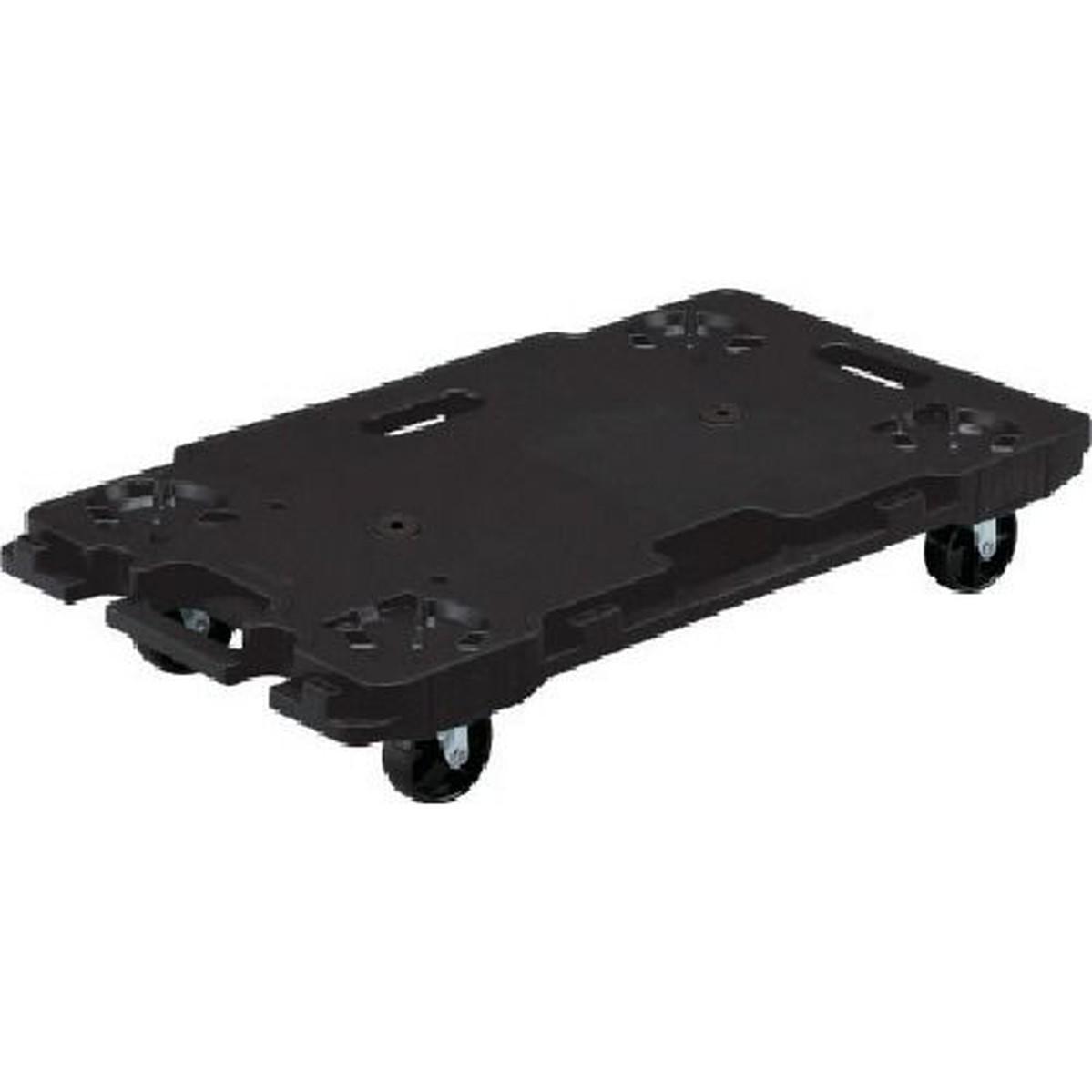 【期間限定!対象商品P2～20倍】 サンコー　樹脂製平台車　８０２４６２　サンキャリー６８３９　ブラック　1台 (SK6839BK)