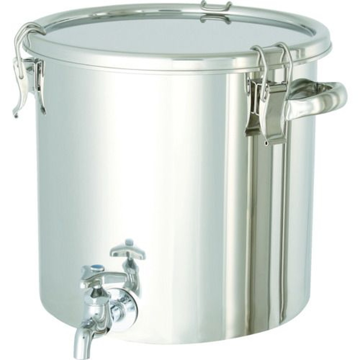 【期間限定!対象商品P2~20倍】 MONOVATE ステンレスタンク ストレート密閉タンク(蛇口付) 20L 1個 (CTHW30)|福祉用具のバリューケア