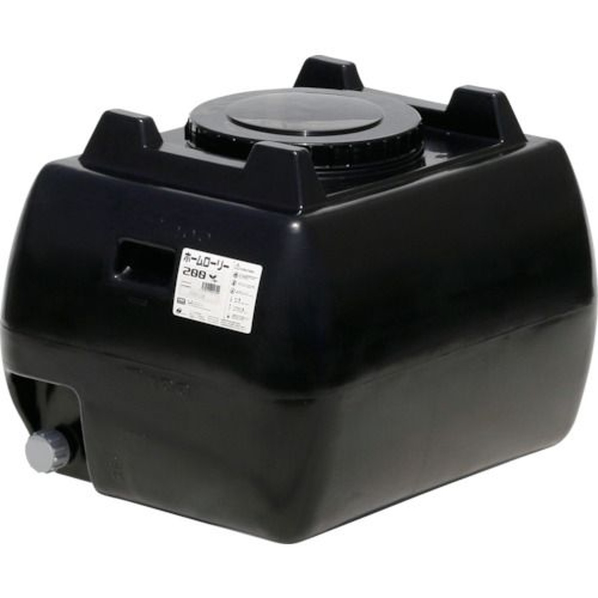 【SS押さえる 38万商いもの以上10%OFF】 ＳＵＩＫＯ ホームローリータンク２００ 黒 1個 (HLT200BK)