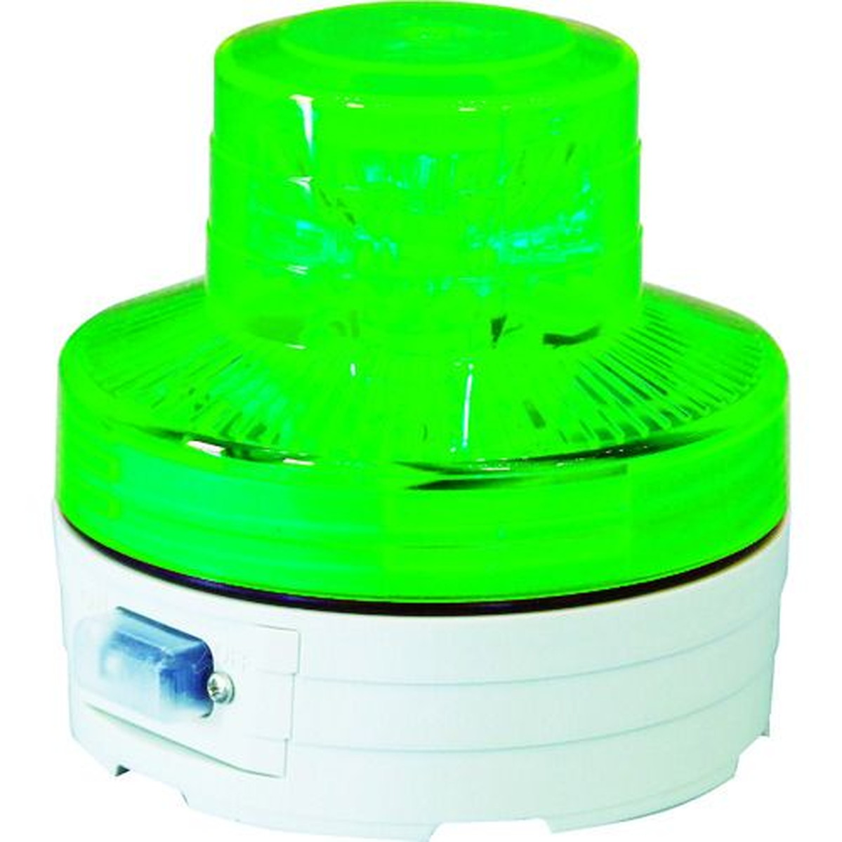【期間限定!対象商品P2~20倍】 NICHIDO 電池式LED回転灯ニコUFO 常時点灯タイプ 緑 1個 (NUAG)|福祉用具のバリューケア