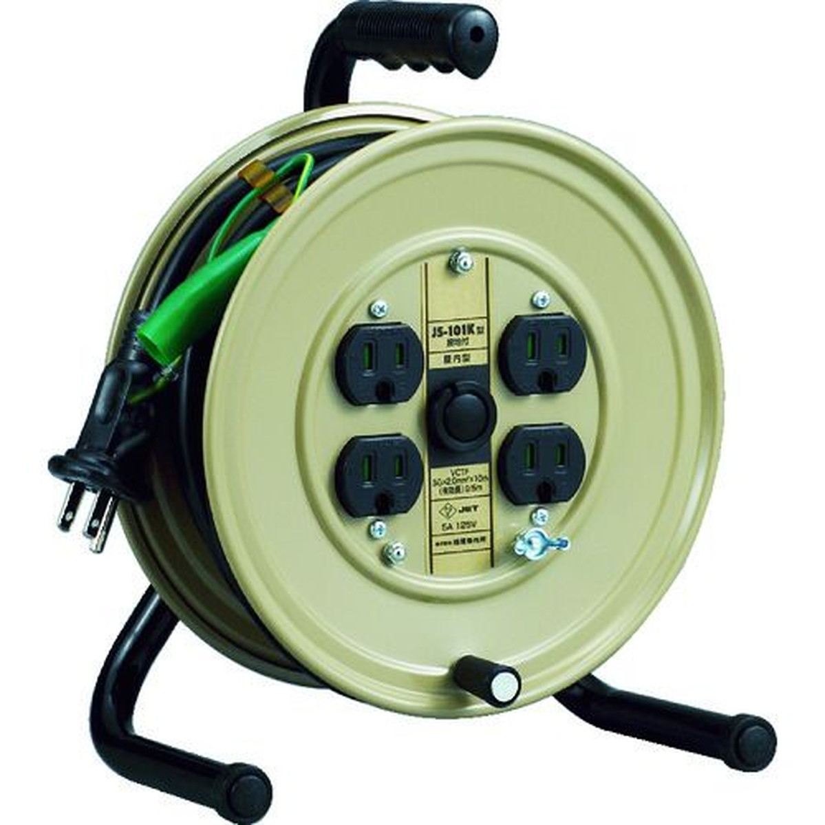 【SS押さえる 38万商いもの以上10%OFF】 ハタヤ 吊りひも木管 ＪＳ木管 単相１００Ｖ地びた付 １０ｍ 1台 (JS101K)