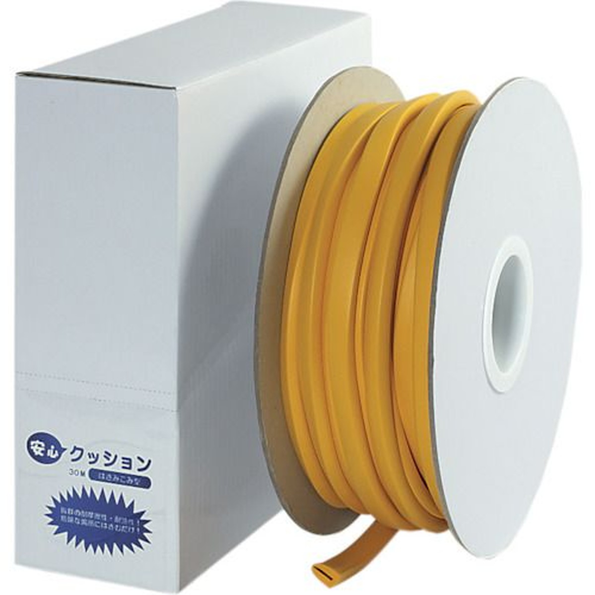 【期間限定!対象商品P2～20倍】 ＴＲＵＳＣＯ　安心クッションはさみこみ型ロール巻き　３０ｍ　イエロー　1巻 (TAC930Y)