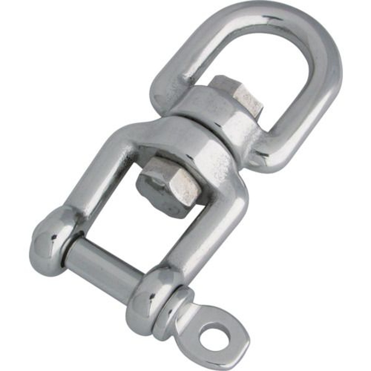 【期間限定!対象商品P2～20倍】 水本　ステンレス　シングルシャックル　全長１１５ｍｍ　使用荷重３．４３ｋＮ　1個 (B300)