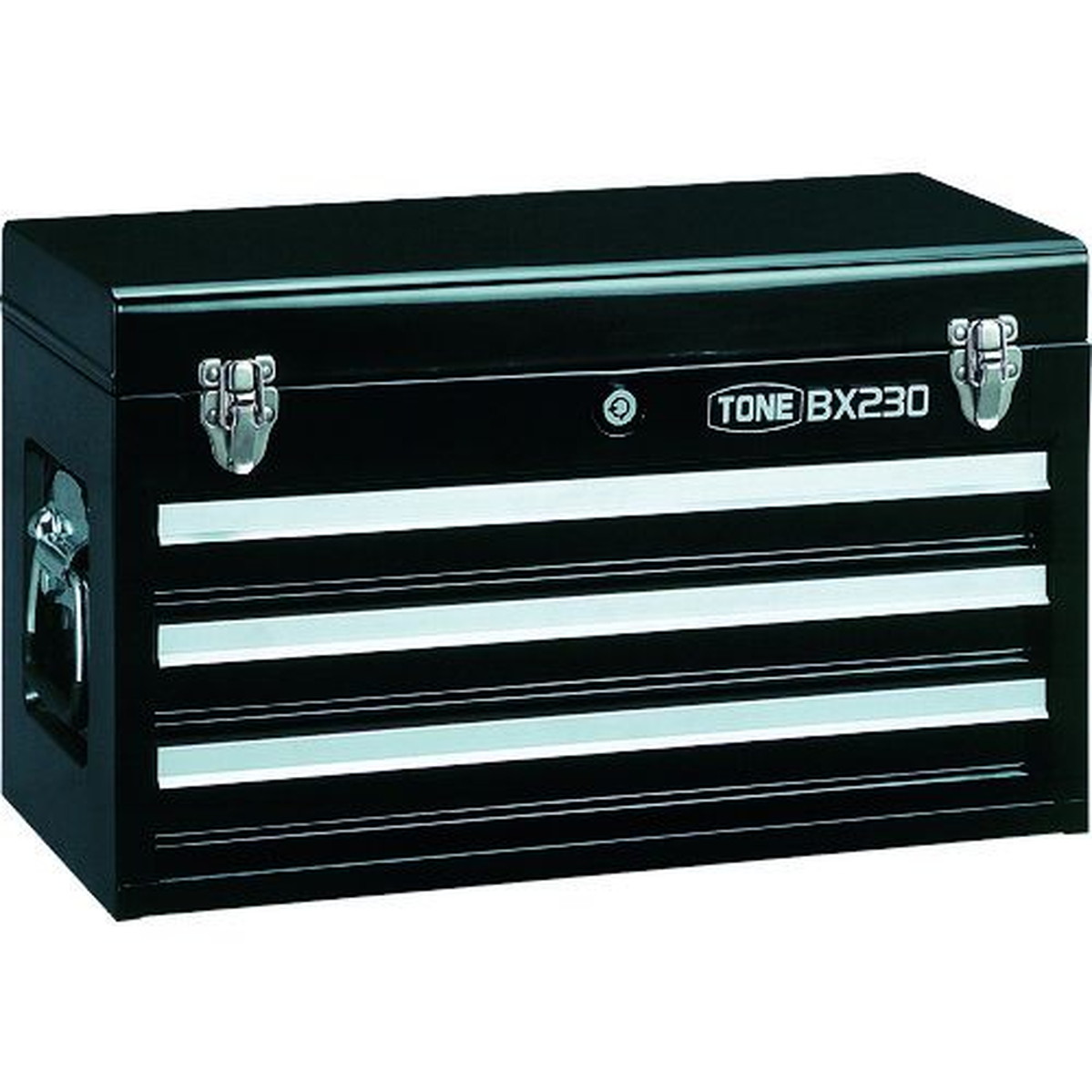 【期間限定!対象商品P2～20倍】 ＴＯＮＥ　ツールチェスト　５０８Ｘ２３２Ｘ３０２ｍｍ　ブラック　1個 (BX230BK)