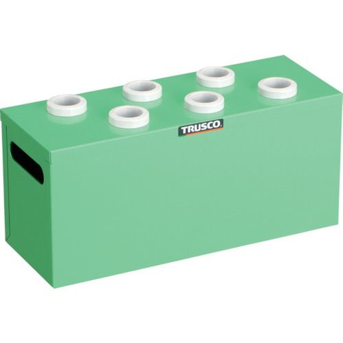 【期間限定!対象商品P2～20倍】 ＴＲＵＳＣＯ　ツーリングケース　ＮＴ・ＢＴ兼用　３０用ホルダー６個　ヤンググリーン　間口３９０&times;奥行１４５&times;高さ１８８ｍｍ　1台 (WNT306YG)｜福祉用具のバリューケア