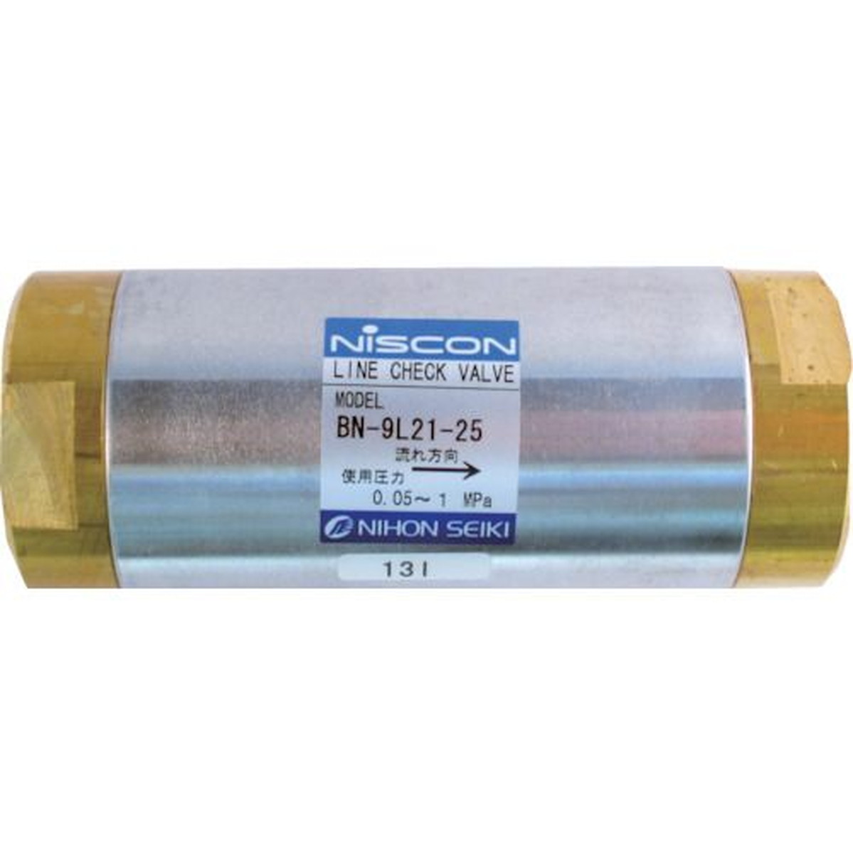 【期間限定!対象商品P2～20倍】 日本精器　ラインチェック弁　２５Ａ　1個 (BN9L2125)