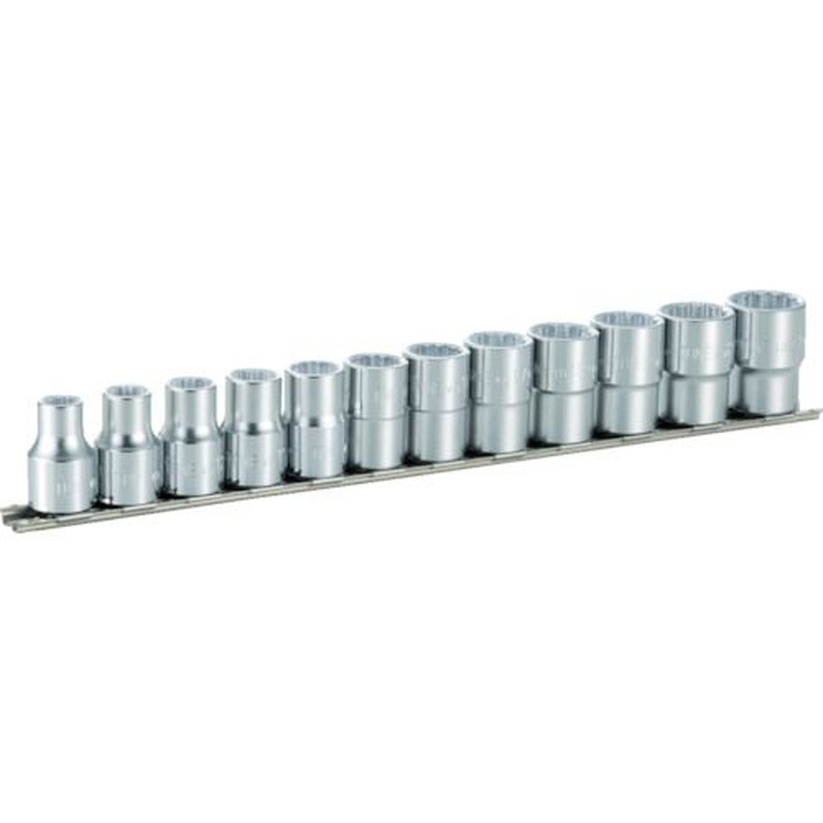 【期間限定!対象商品P2～20倍】 ＴＯＮＥ　ソケットセット（１２角・ホルダー付）　１２ｐｃｓ　差込角１２．７ｍｍ　1Ｓ (HD412)