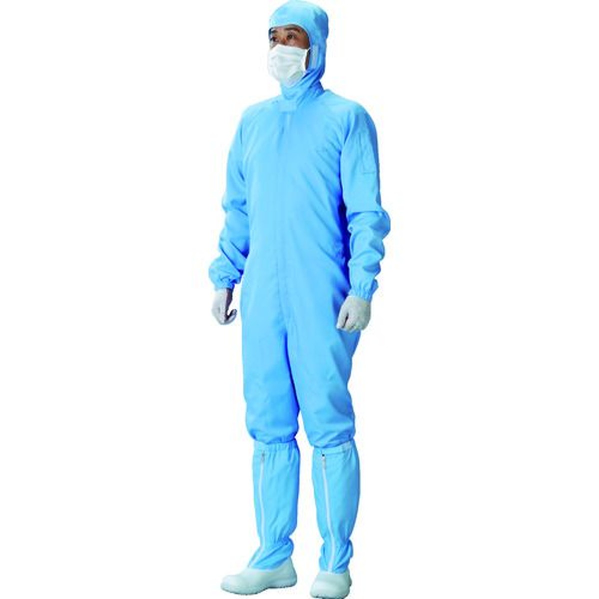 【期間限定!対象商品P2～20倍】 ＡＤＣＬＥＡＮ　クリーンスーツ　ブルー　Ｓ　1着 (CJ10322S)