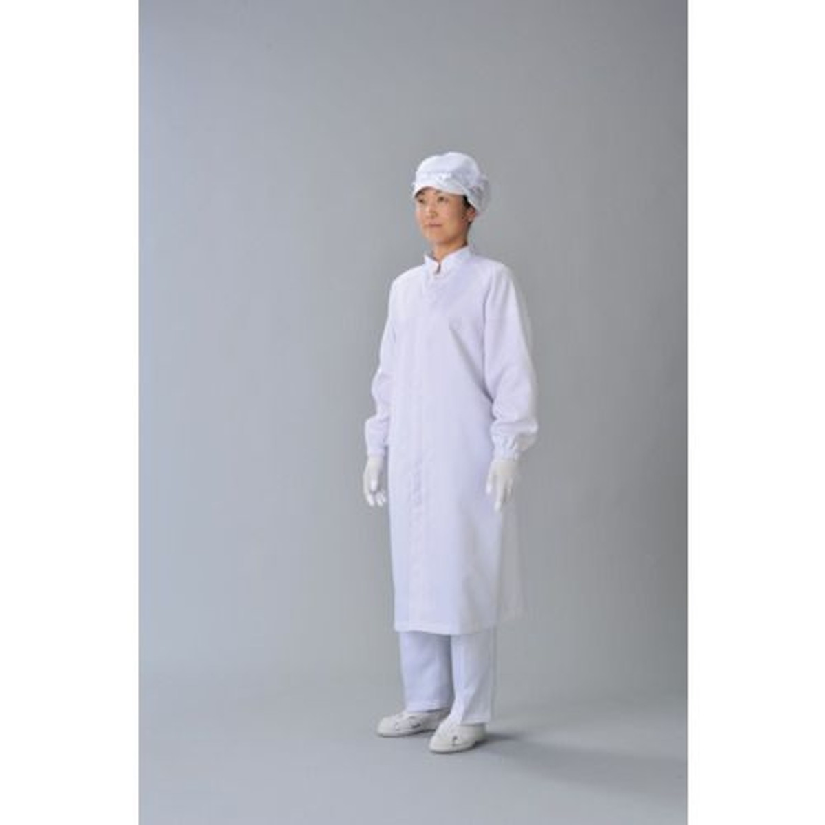 【期間限定!対象商品P2～20倍】 ＡＤＣＬＥＡＮ　クリーン実験衣　ホワイト　３Ｌ　1着 (CJ218513L)