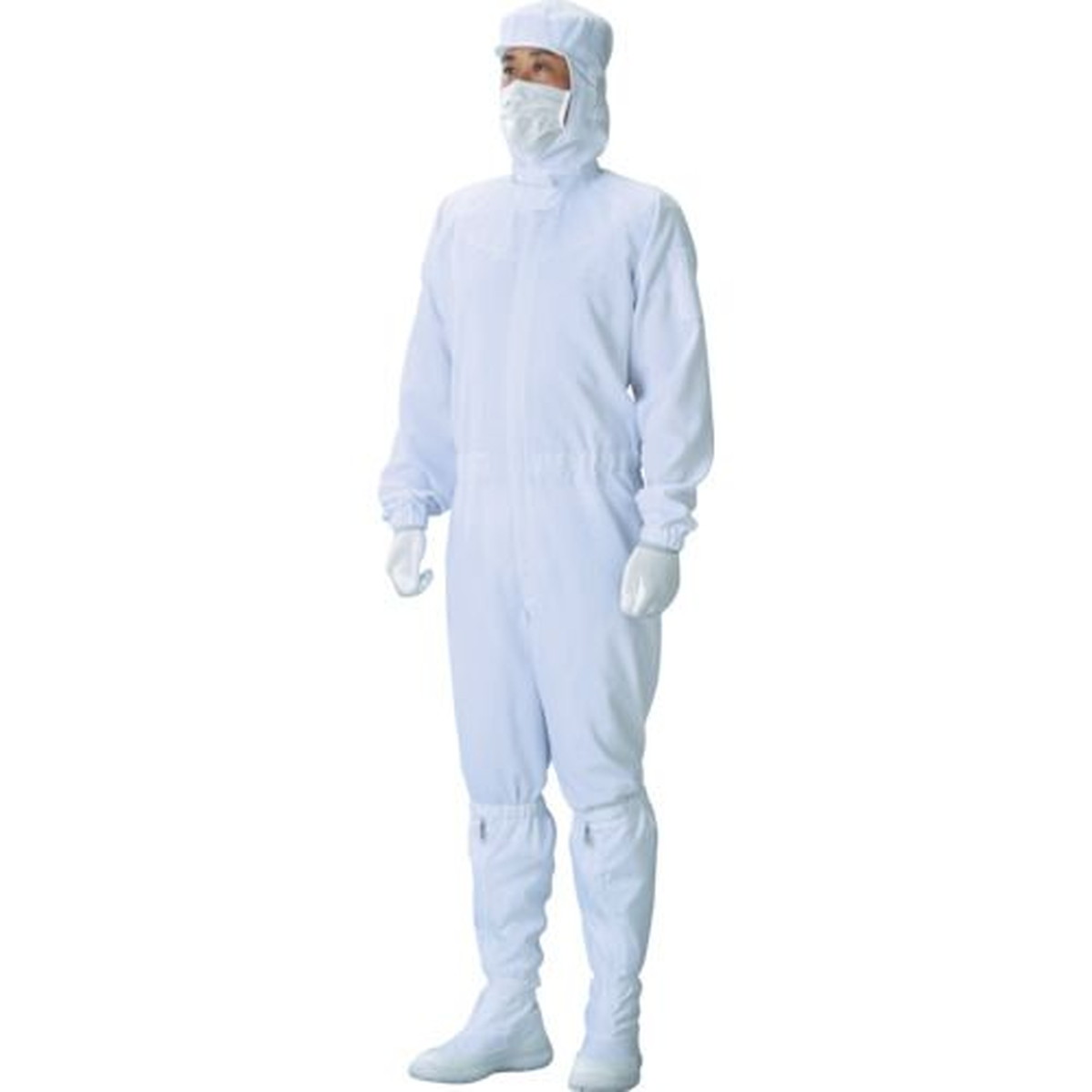 【期間限定!対象商品P2～20倍】 ＡＤＣＬＥＡＮ クリーンスーツ ホワイト Ｍ 1着 (CK10341M)
