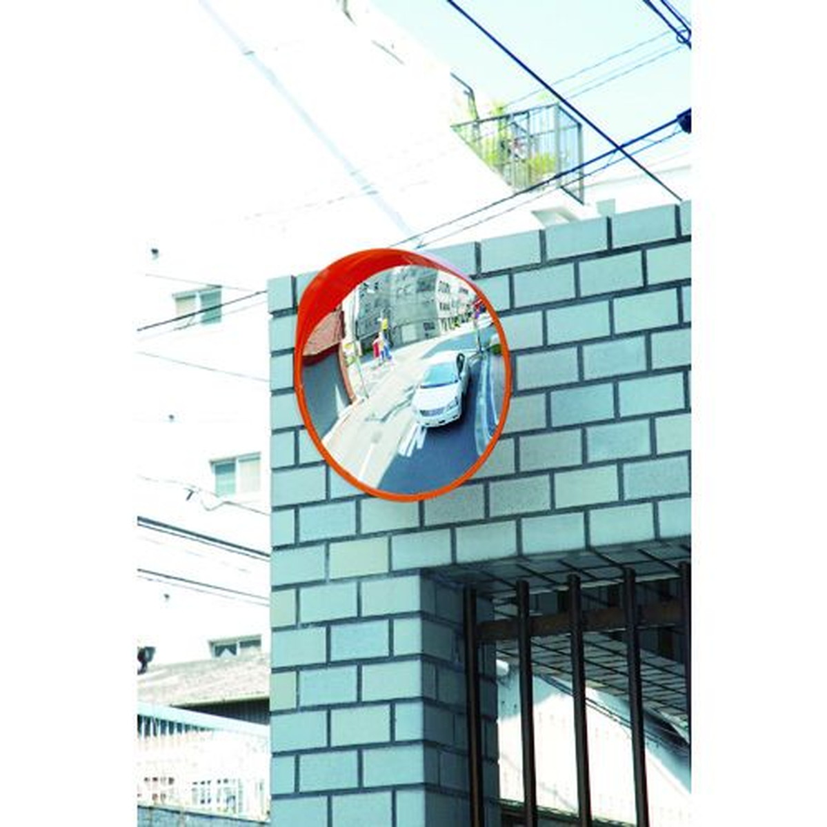 【期間限定!対象商品P2～20倍】 光　ガレージミラー丸型４００ｍｍ　1個 (GMH40)｜福祉用具のバリューケア